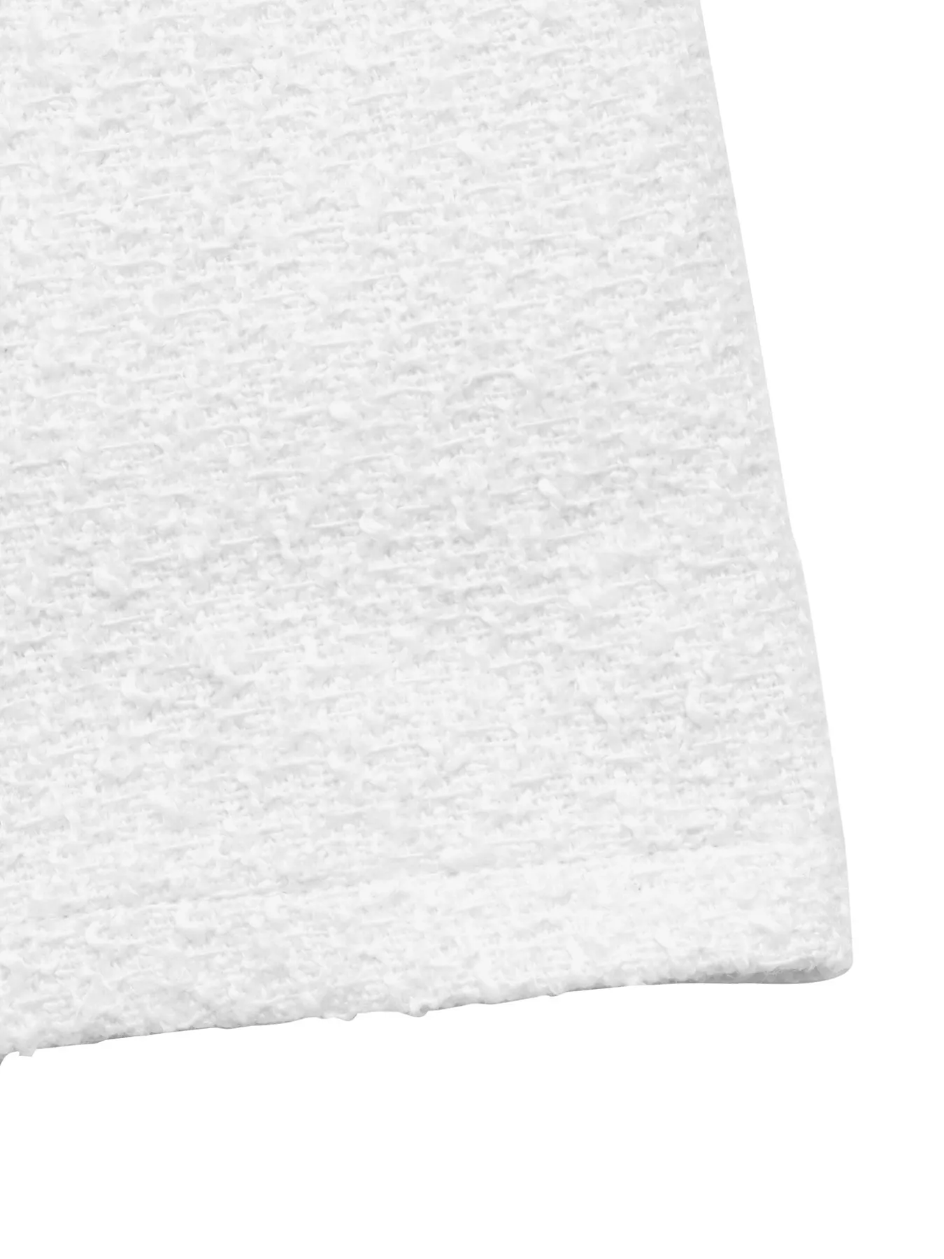 Textured Button-Front Vest with Raw Edge - Image 8