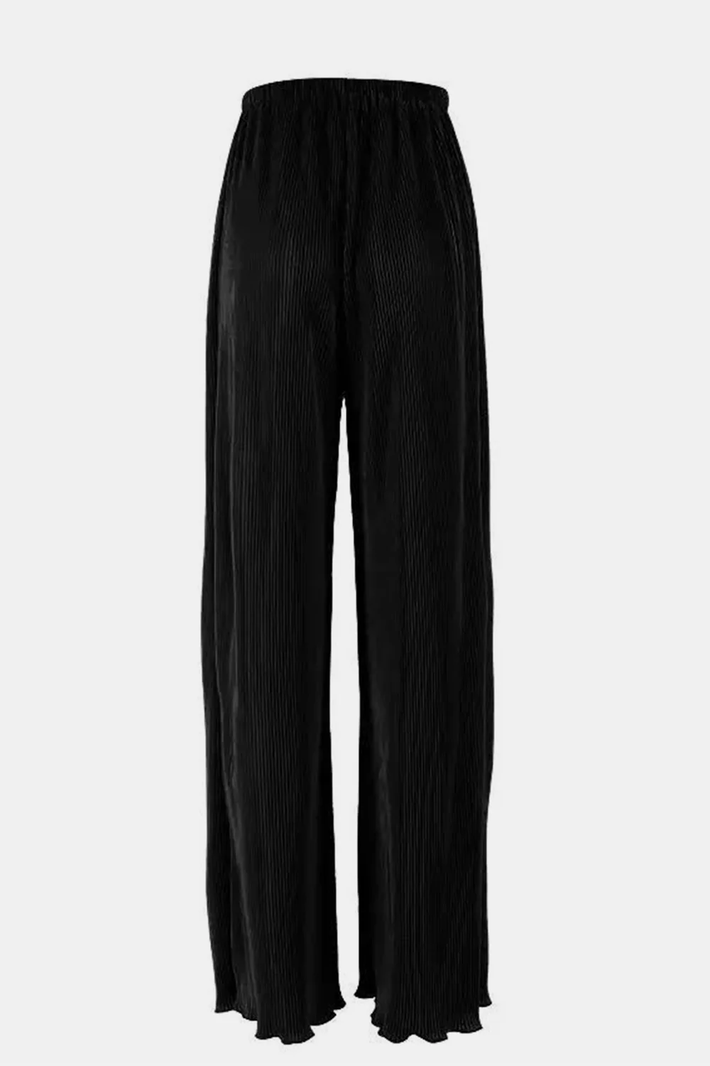 Textured Button Up Collared Neck Top and Pants Set - Image 7