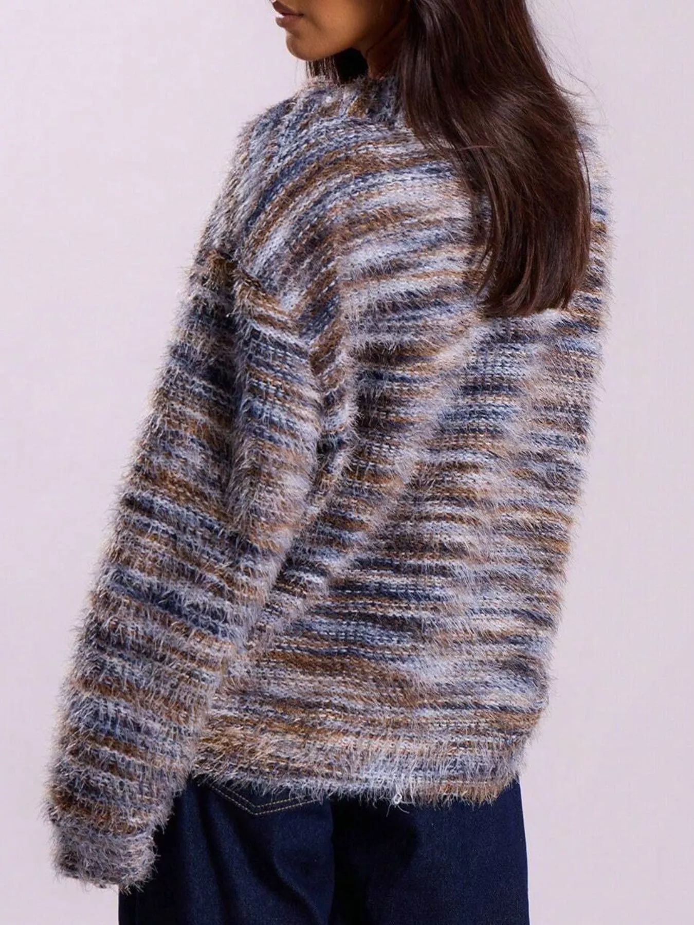 Textured Knit Button-Down Cardigan - Image 11