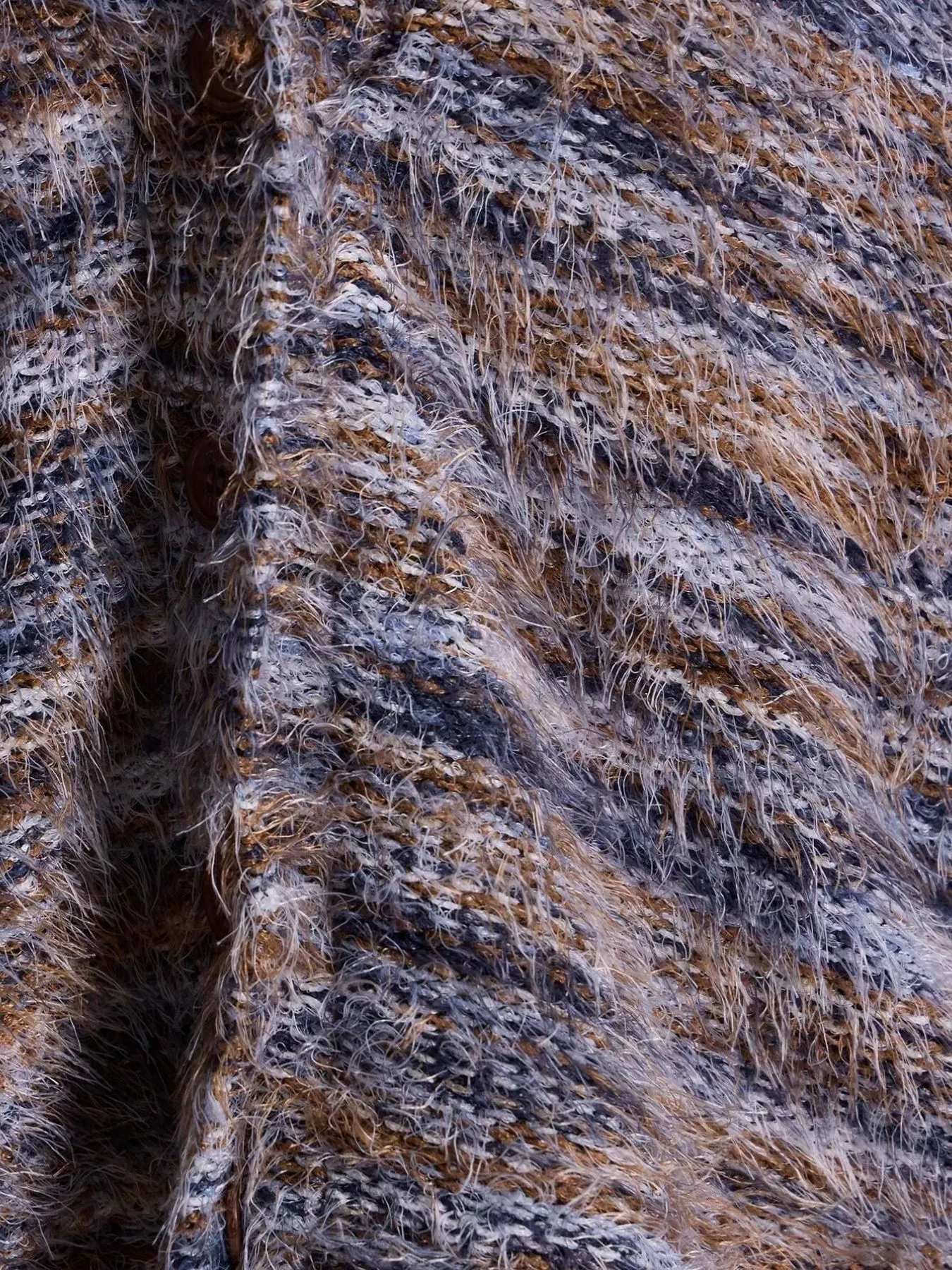 Textured Knit Button-Down Cardigan - Image 13