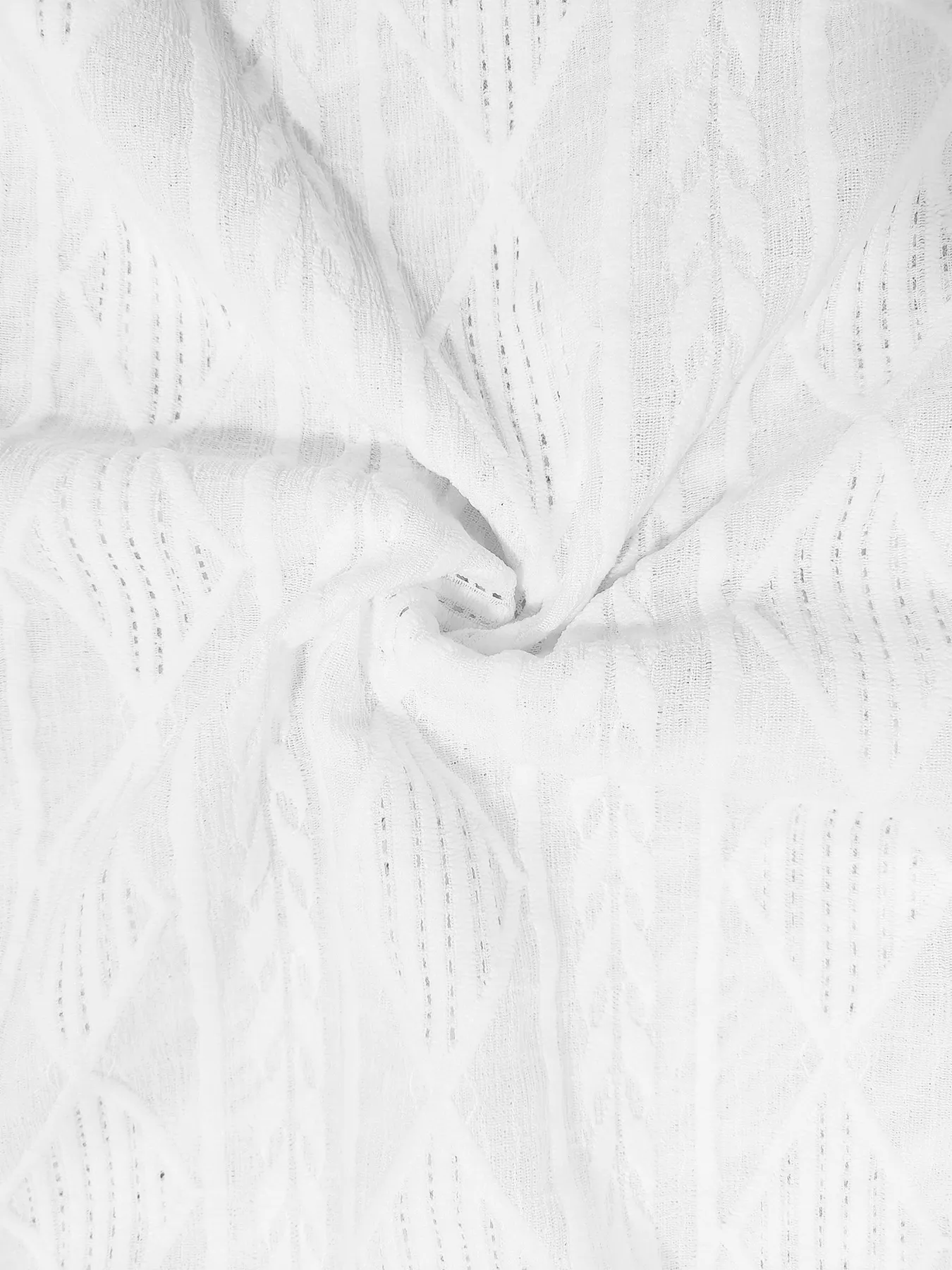 Textured Notched Short Sleeve Blouse - Image 5