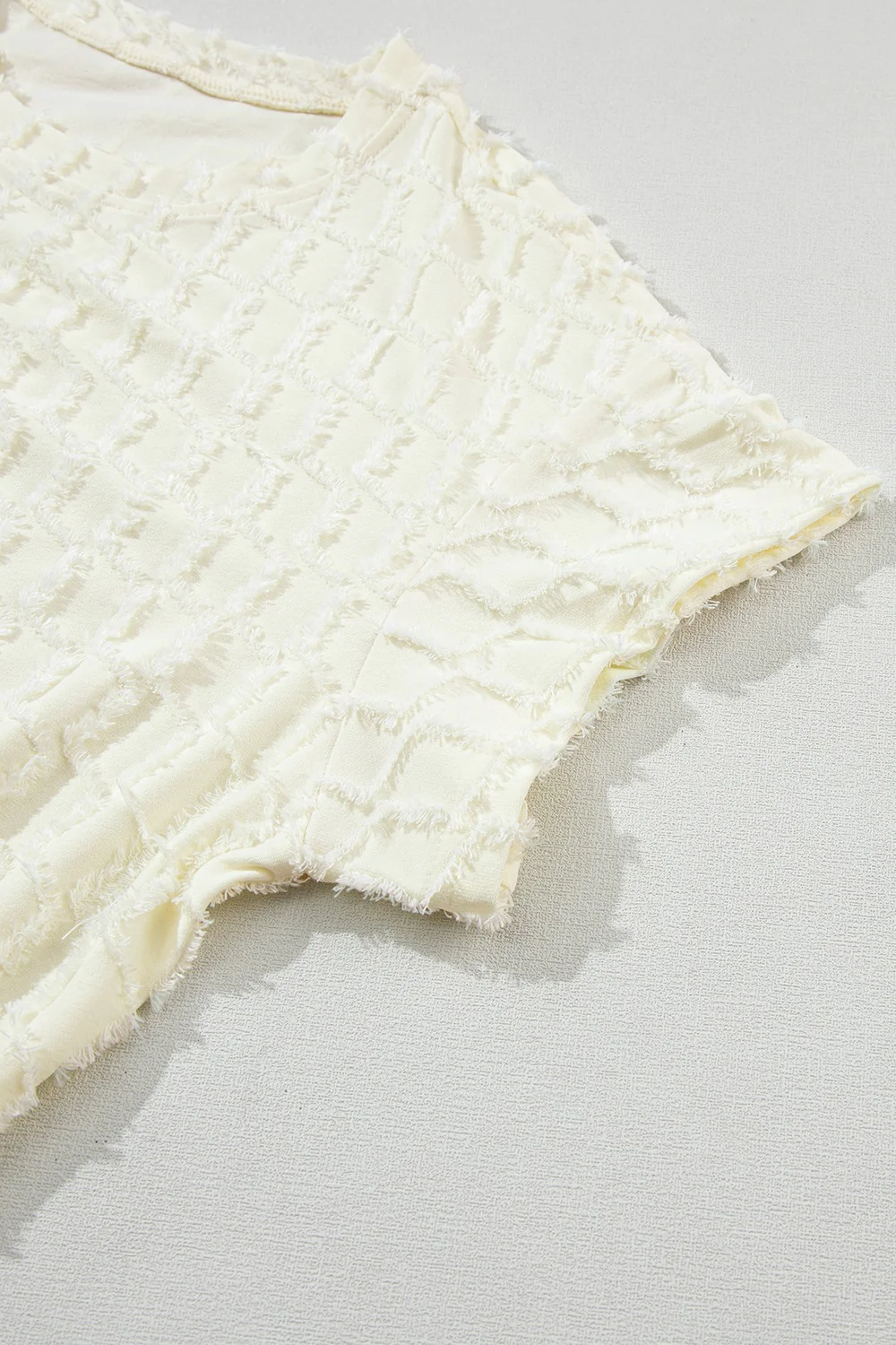 Textured Round Neck Top and Pants Set - Image 10