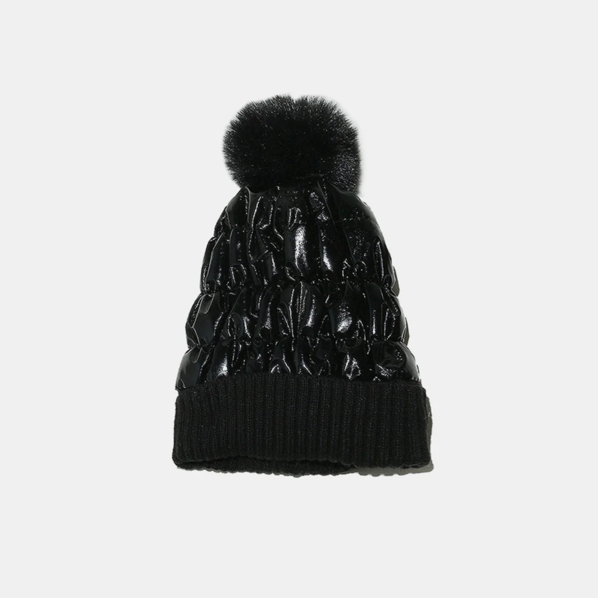 Thermal Knit Hat with Pompom - Image 10