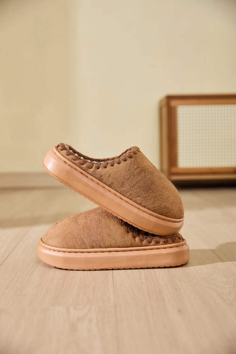Thermal Round Toe Platform Slippers - Image 7