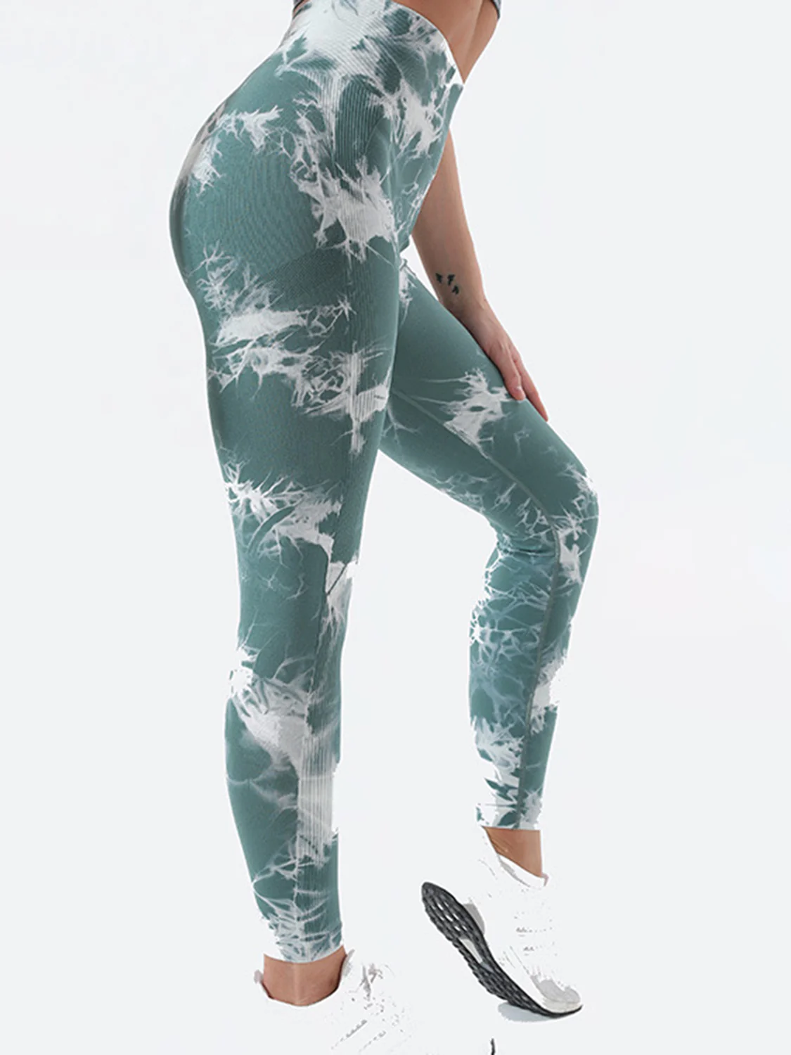 Tie-Dye High Waist Active Leggings - Image 18