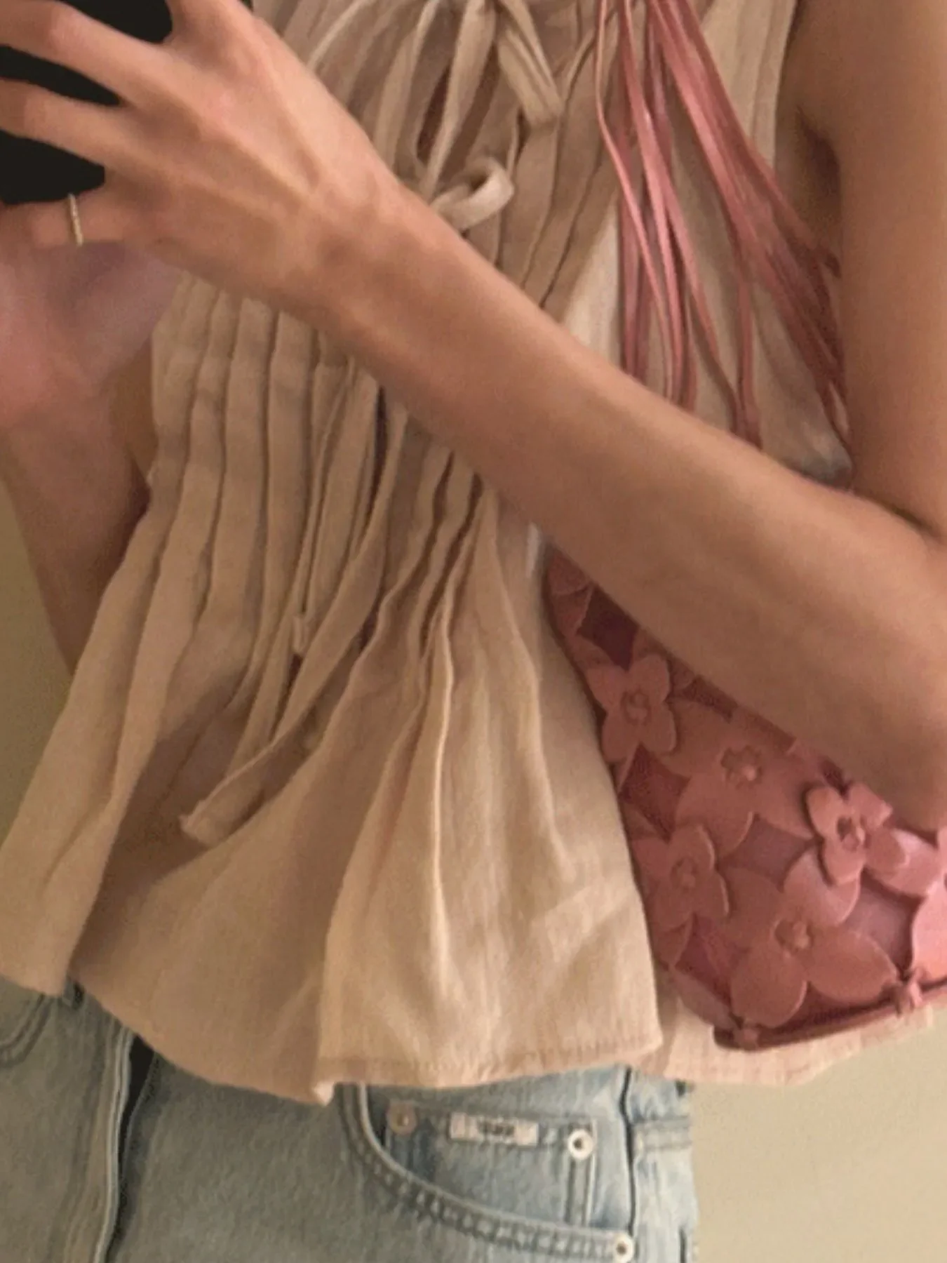 Tie-Front Sleeveless Summer Blouse - Image 8