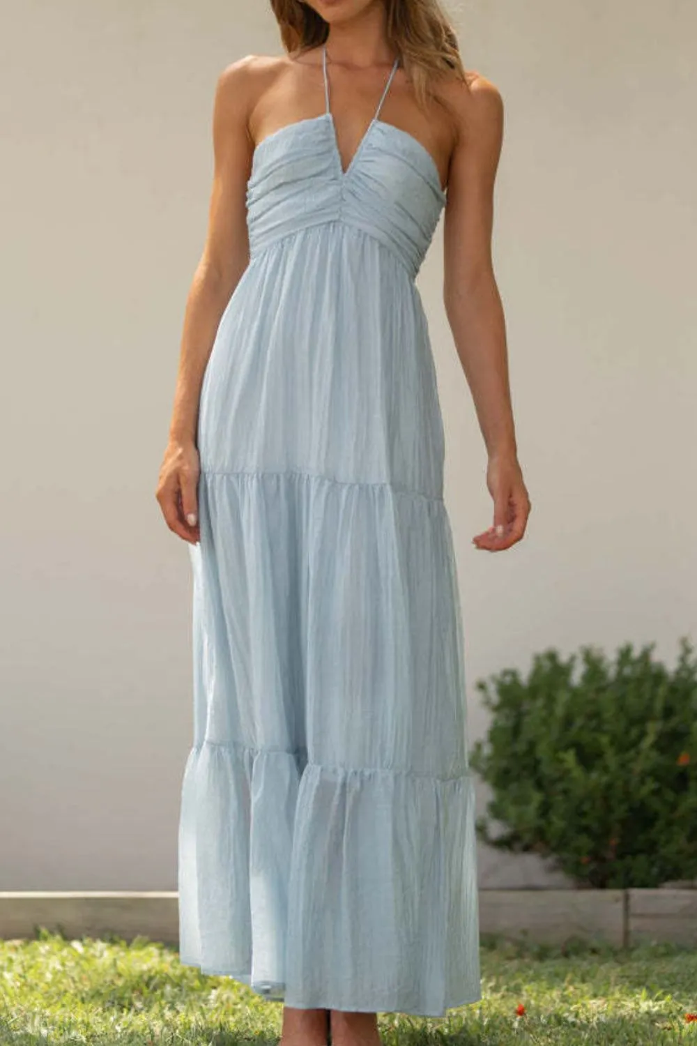 Tiered Halter Neck Cami Dress - Image 10