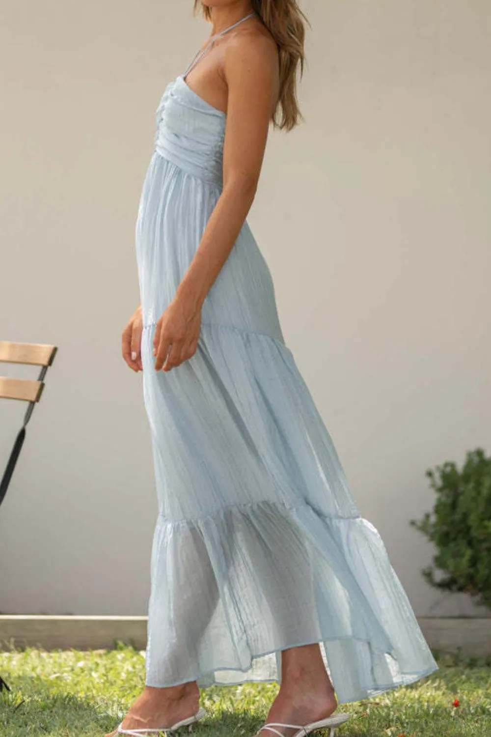 Tiered Halter Neck Cami Dress - Image 8
