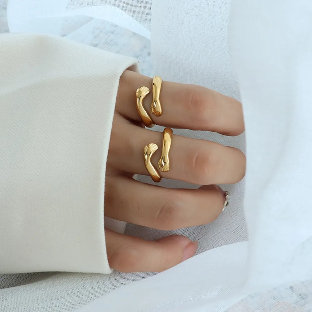 Titanium Steel Hug Bypass Ring - Image 5