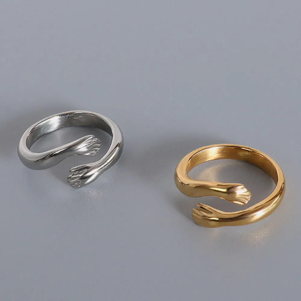 Titanium Steel Hug Bypass Ring - Image 6