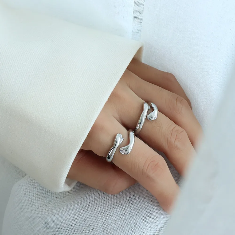 Titanium Steel Hug Bypass Ring - Image 7