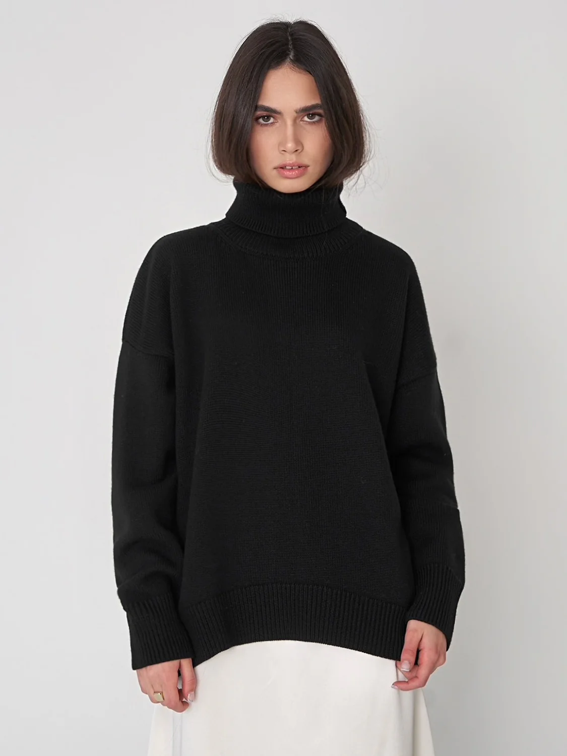 Turtleneck Long Sleeve Sweater - Image 19