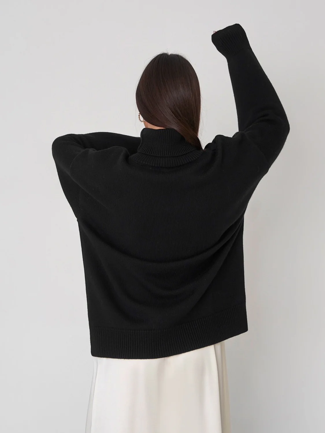 Turtleneck Long Sleeve Sweater - Image 20
