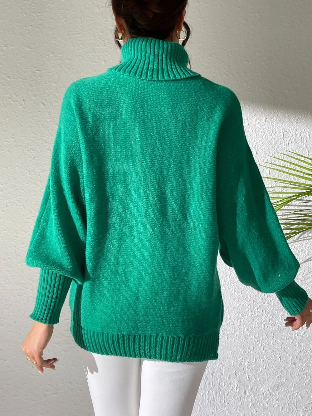 Turtleneck Long Sleeve Sweater - Image 22