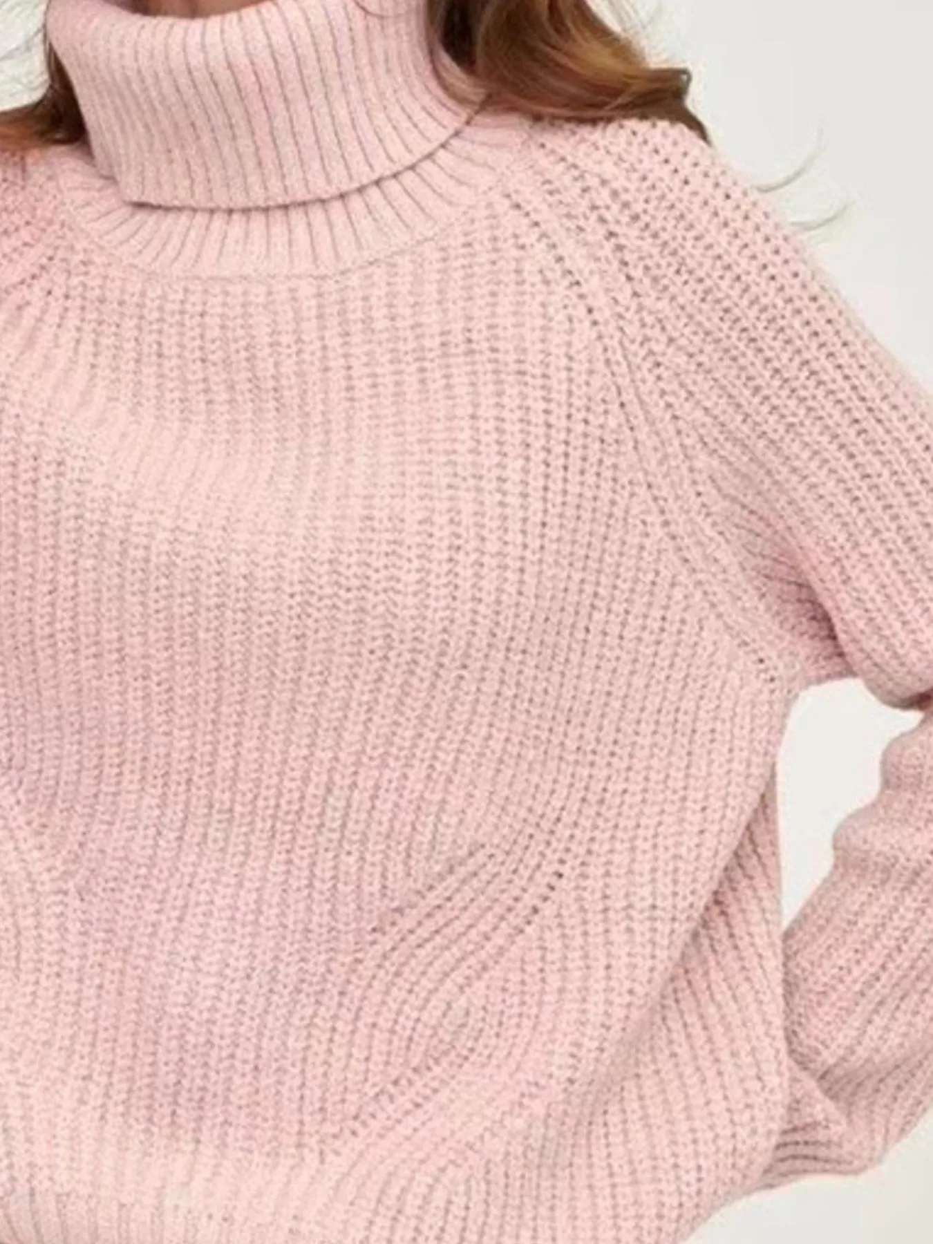 Turtleneck Long Sleeve Sweater - Image 11