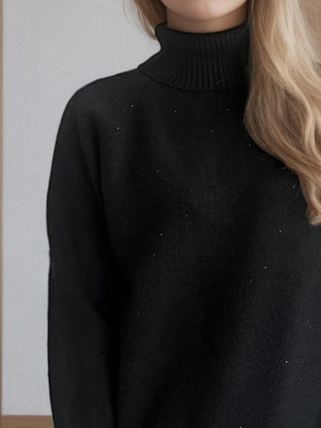 Turtleneck Raglan Sleeve Sweater - Image 15