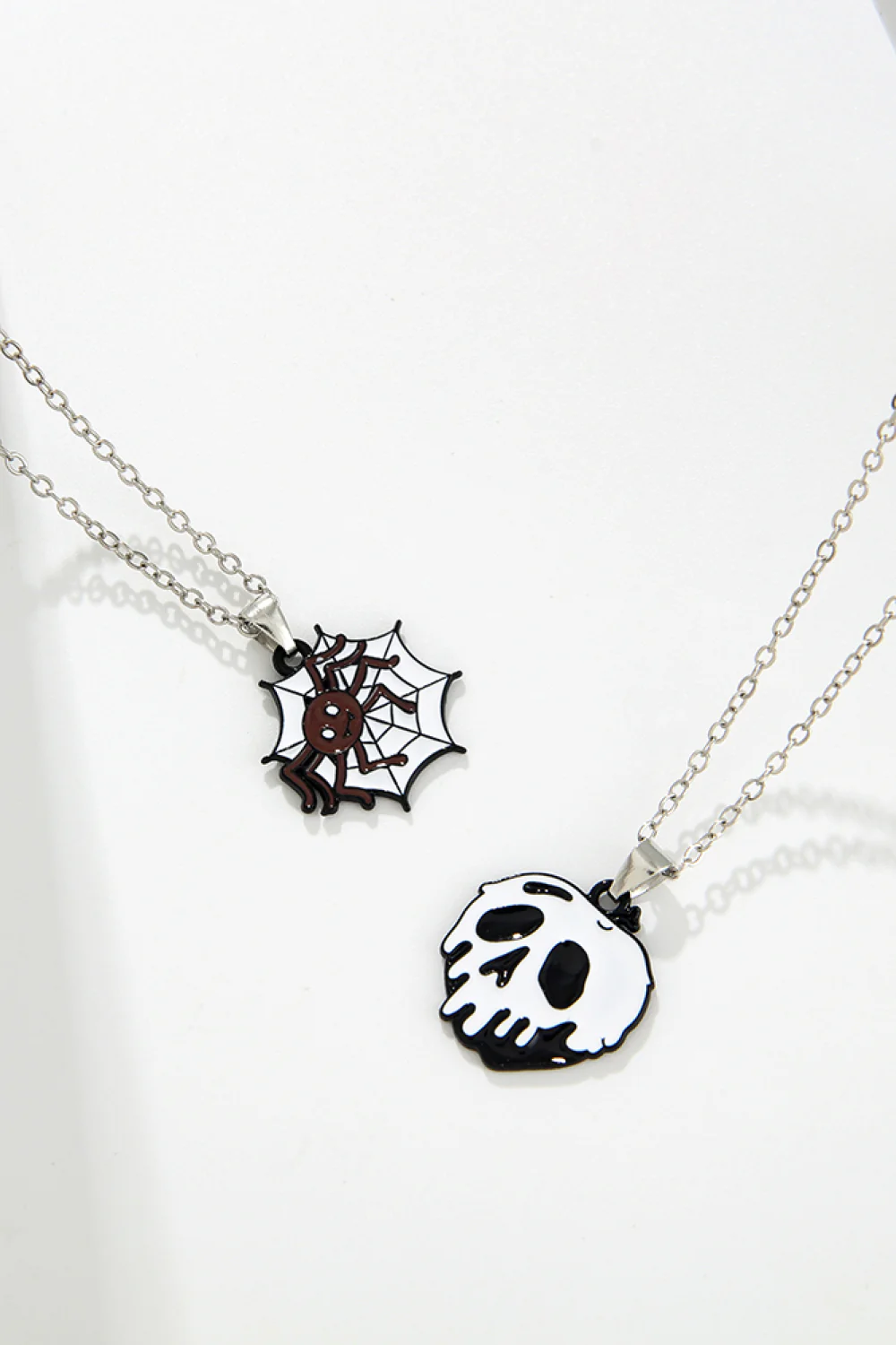 Two-Piece Halloween Theme Necklace Set - Image 29