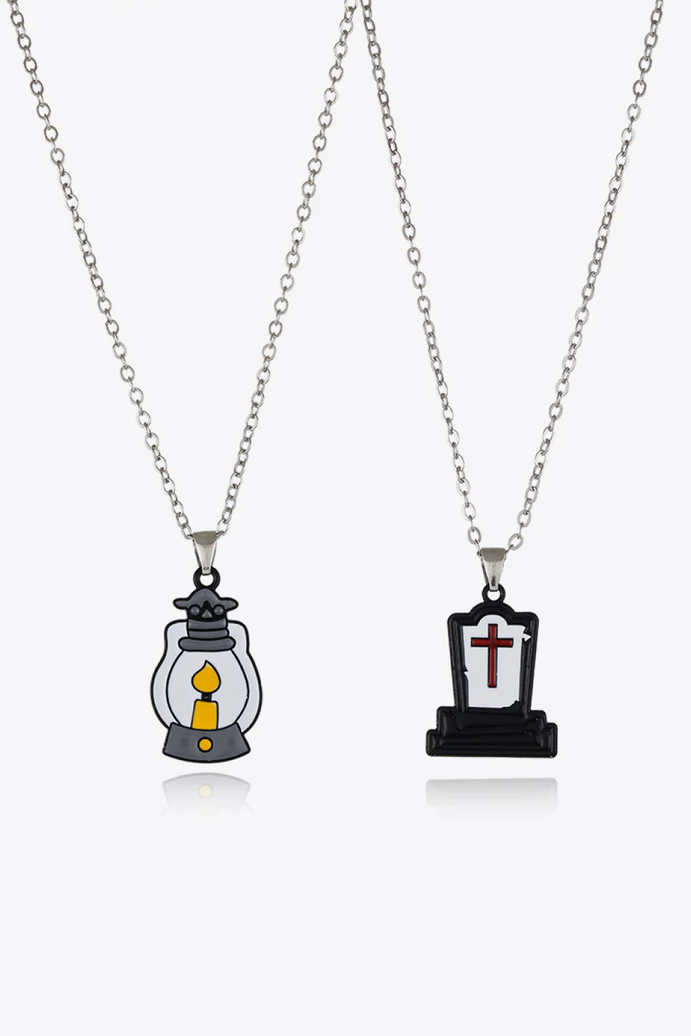 Two-Piece Halloween Theme Necklace Set - Image 4