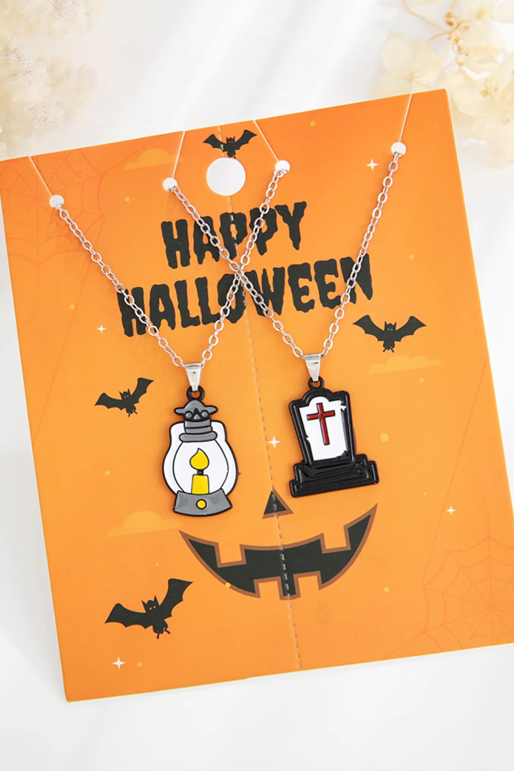 Two-Piece Halloween Theme Necklace Set - Image 7