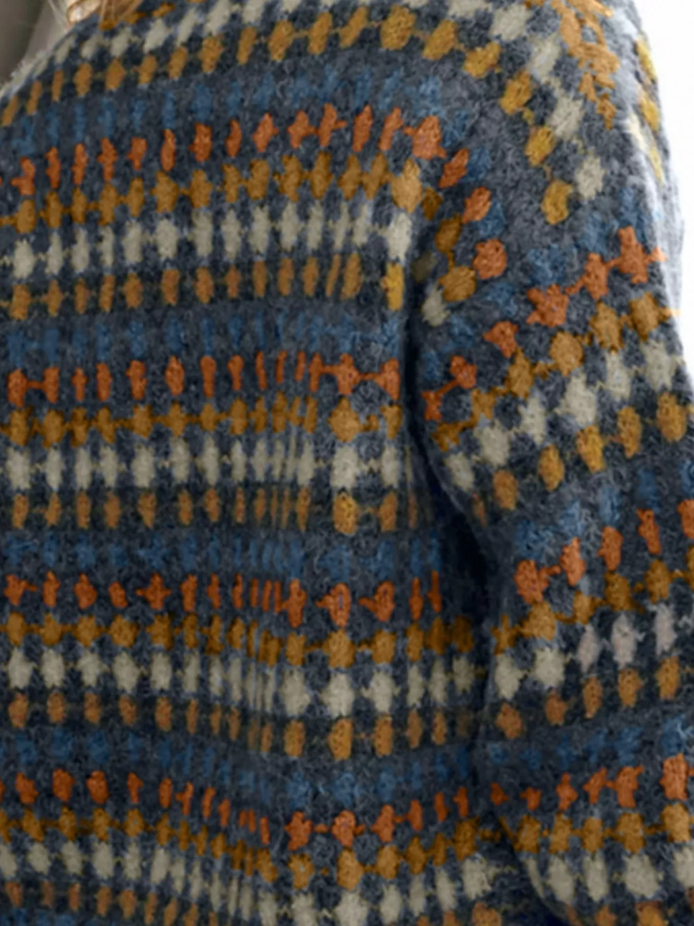 V-Neck Button Down Knit Cardigan - Image 3