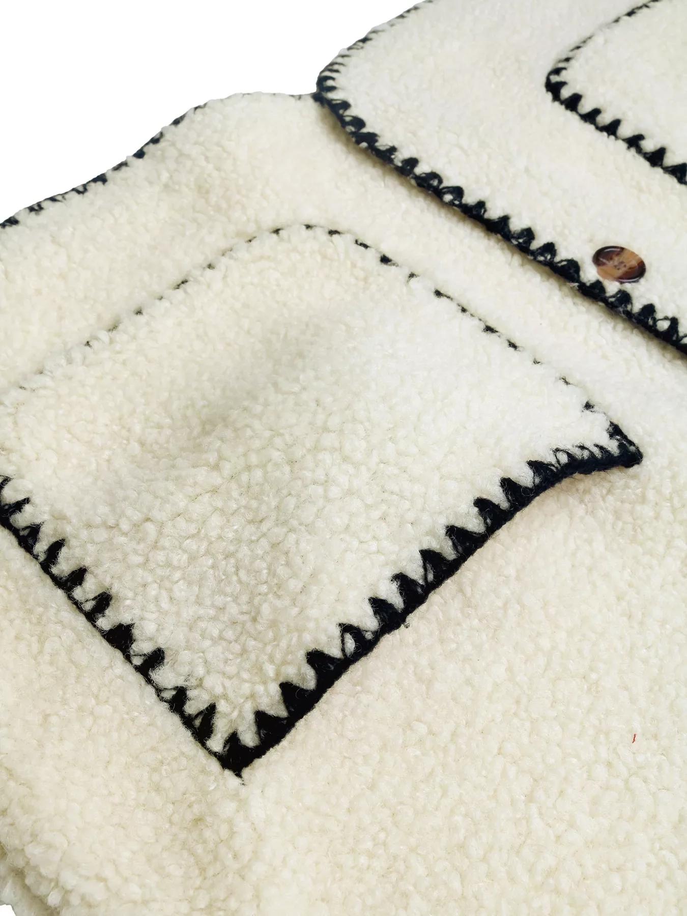 V-Neck Button Up Vest Coat - Image 9