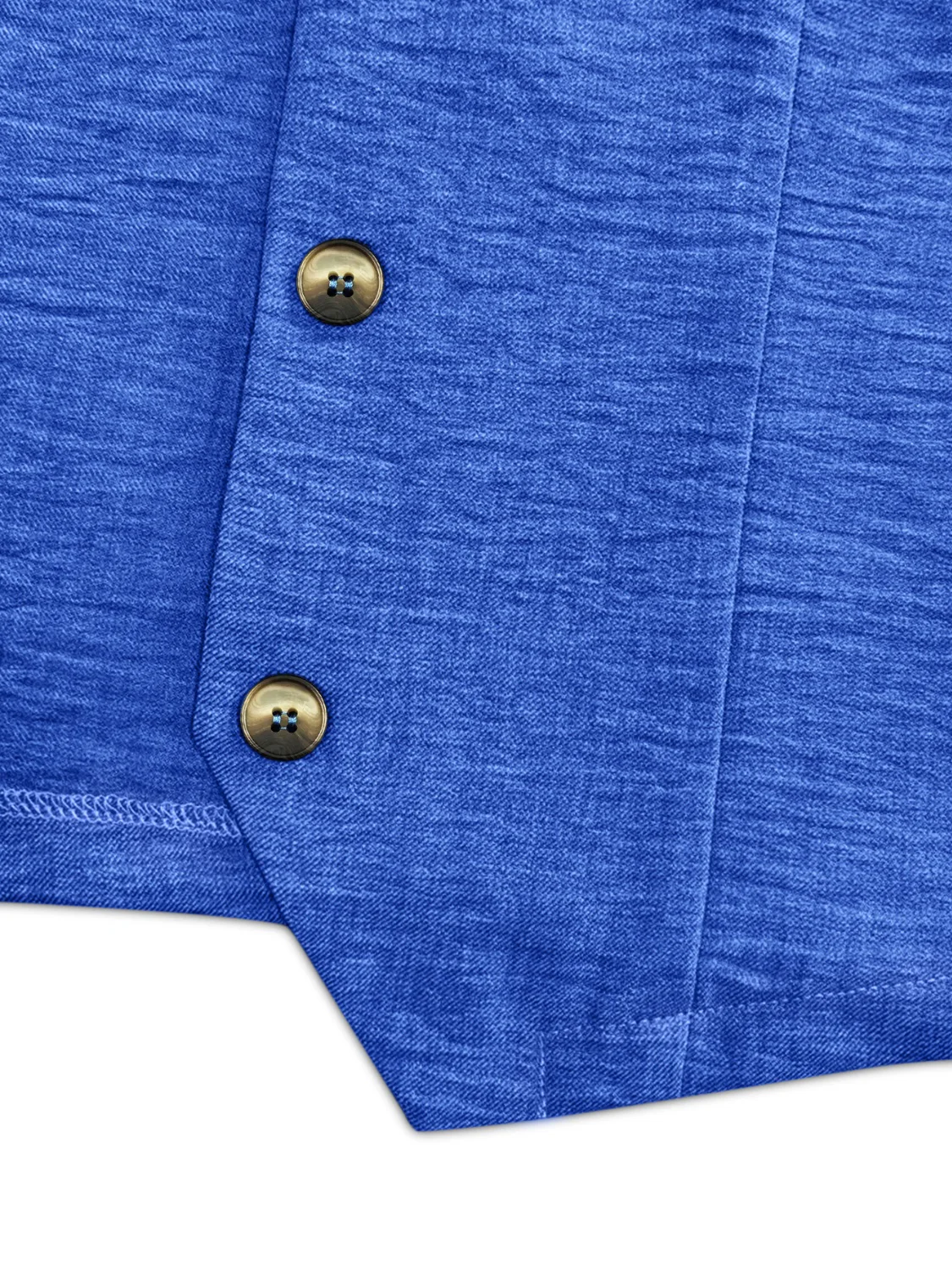 V-Neck Button Up Vest Coat - Image 5