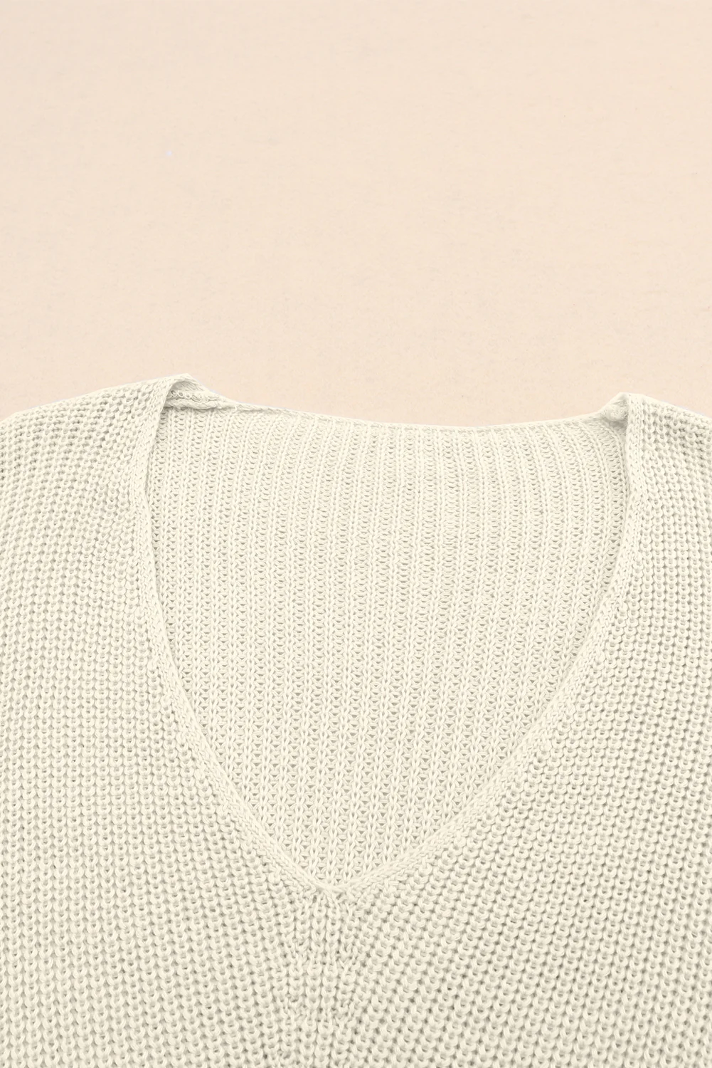 V-Neck Drop Shoulder Sweater - Image 18