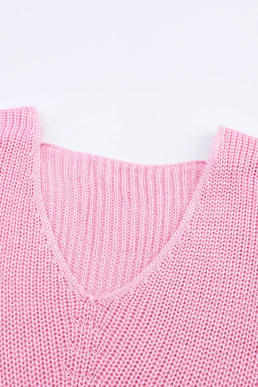 V-Neck Drop Shoulder Sweater - Image 9