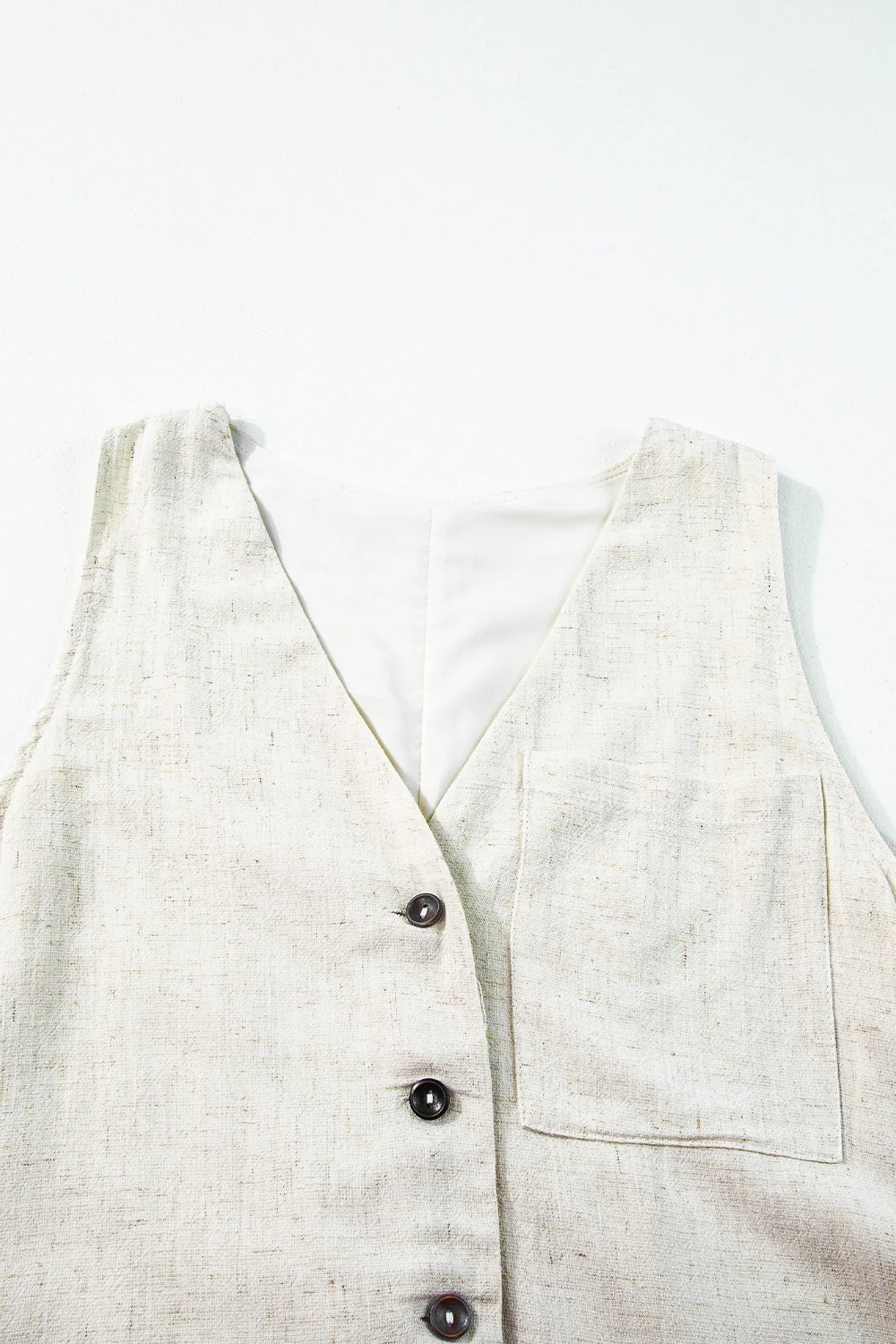 V-Neck Sleeveless Romper - Image 4