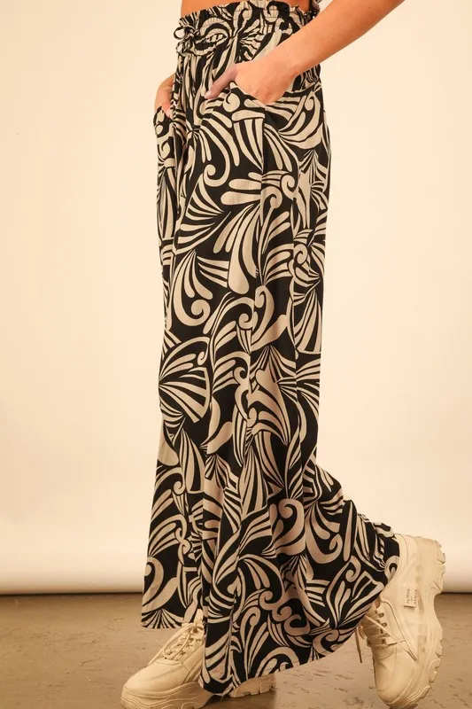 VERY J Printed Wide Leg Pants - Image 2