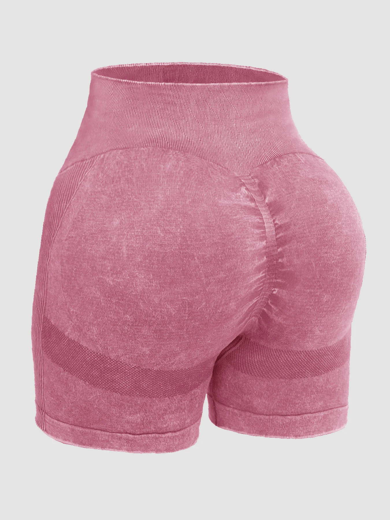 Washed High Waist Active Shorts - Image 21