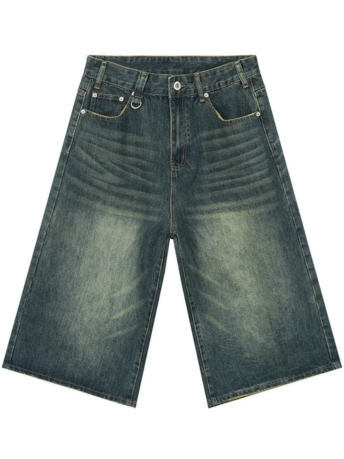 Wide Leg Cropped Jeans - Image 10