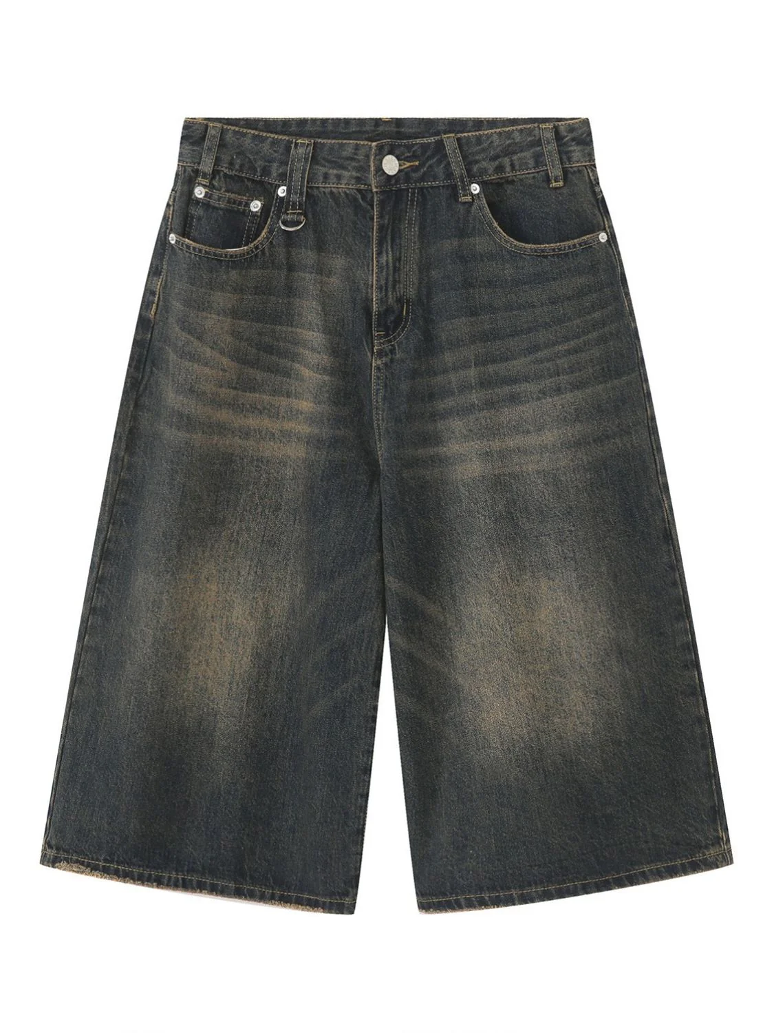 Wide Leg Cropped Jeans - Image 7