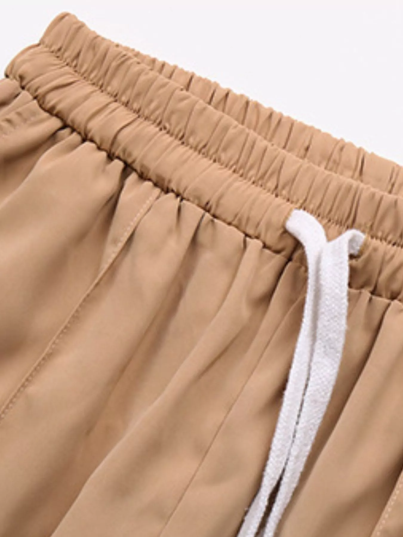Wide Leg Drawstring Casual Pants - Image 8