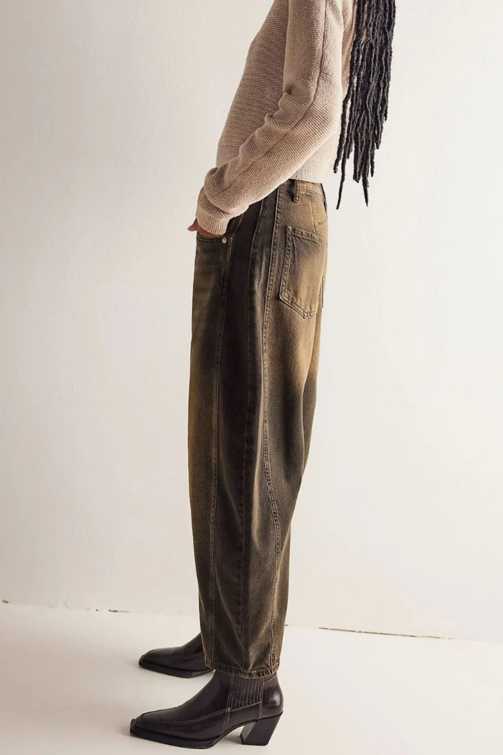 Wide Leg Jeans with Pockets - Image 17