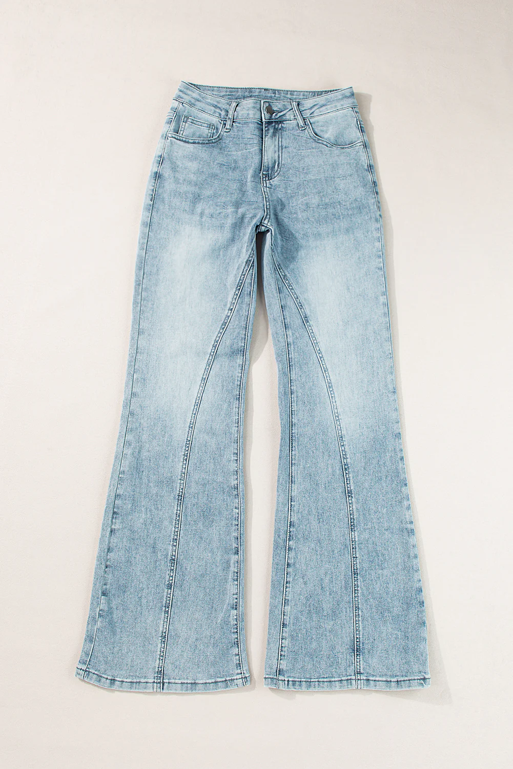 Wide Leg Jeans with Pockets - Image 5