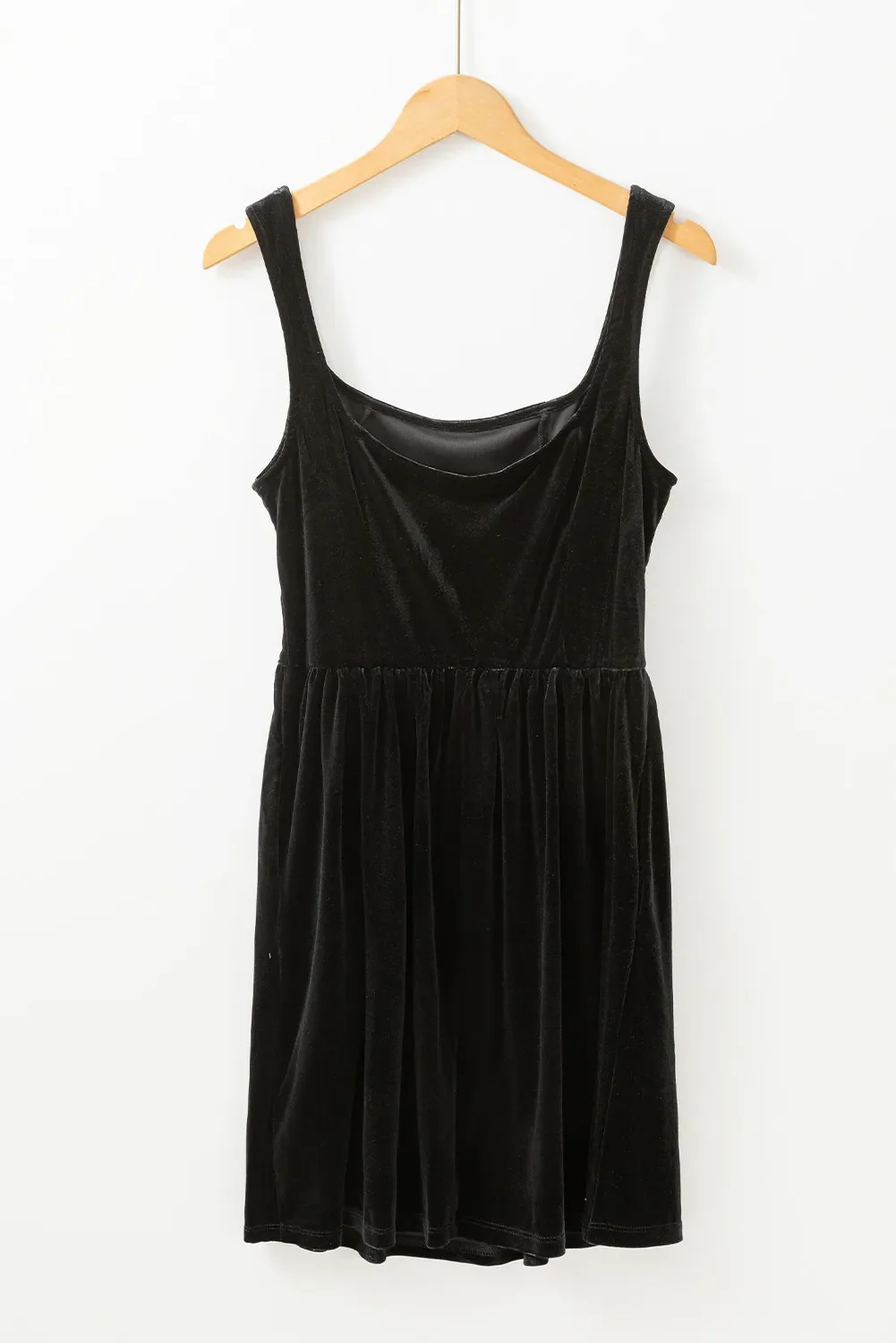 Wide Strap Mini Dress with Pockets - Image 6