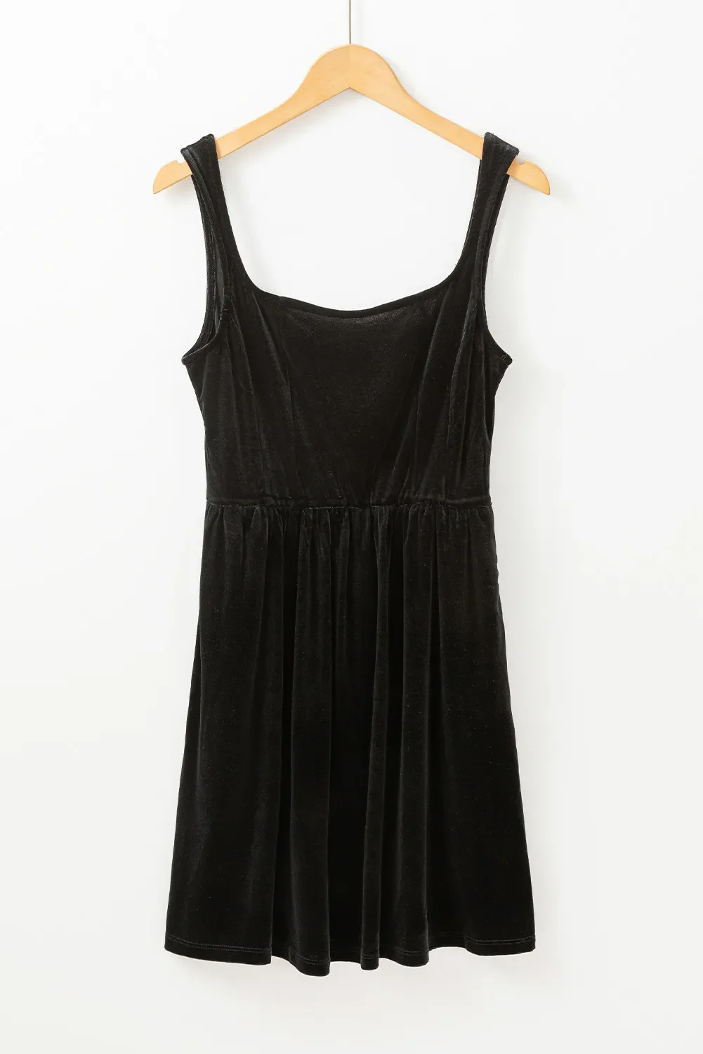 Wide Strap Mini Dress with Pockets - Image 7
