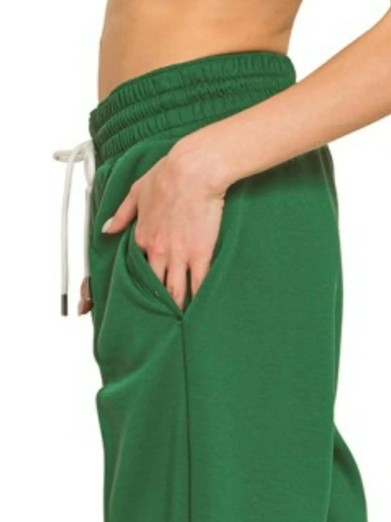Zenana Drawstring Scuba Sweatpants with Pockets - Image 3