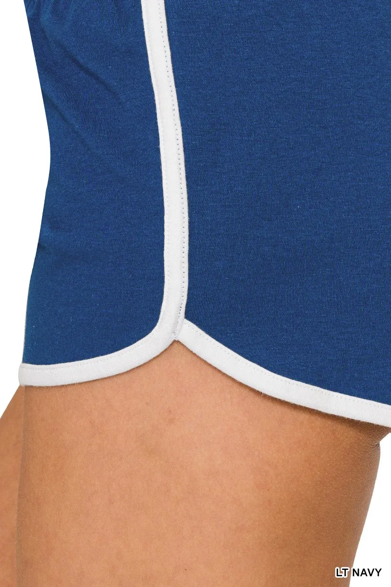 Zenana Elastic Waistband Dolphin Shorts - Image 6