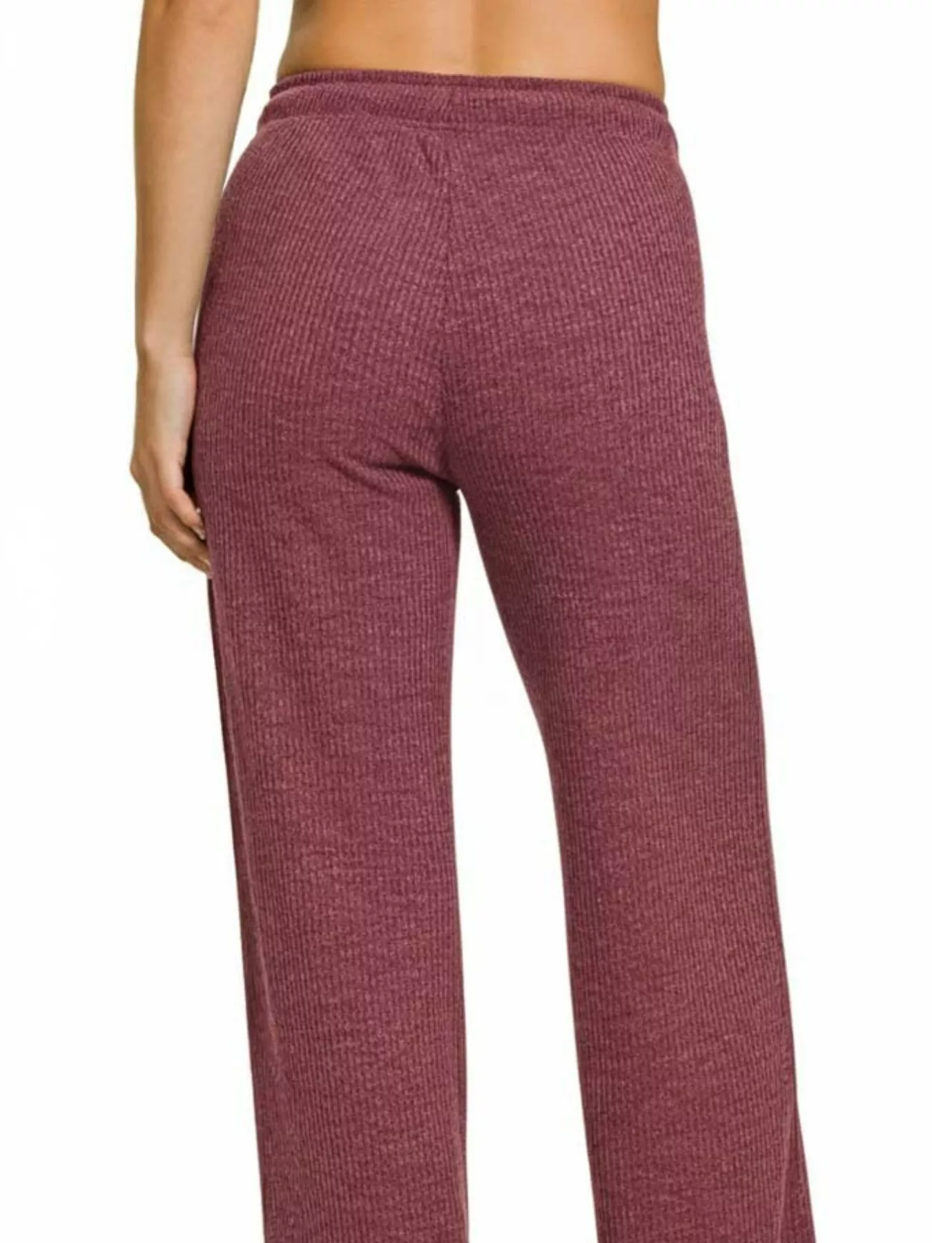 Zenana Ribbed Drawstring Lounge Pants - Image 2