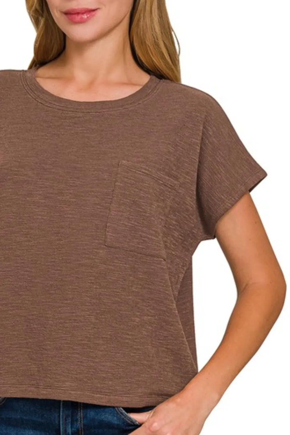 Zenana Round Neck Short Sleeve T-Shirt - Image 2