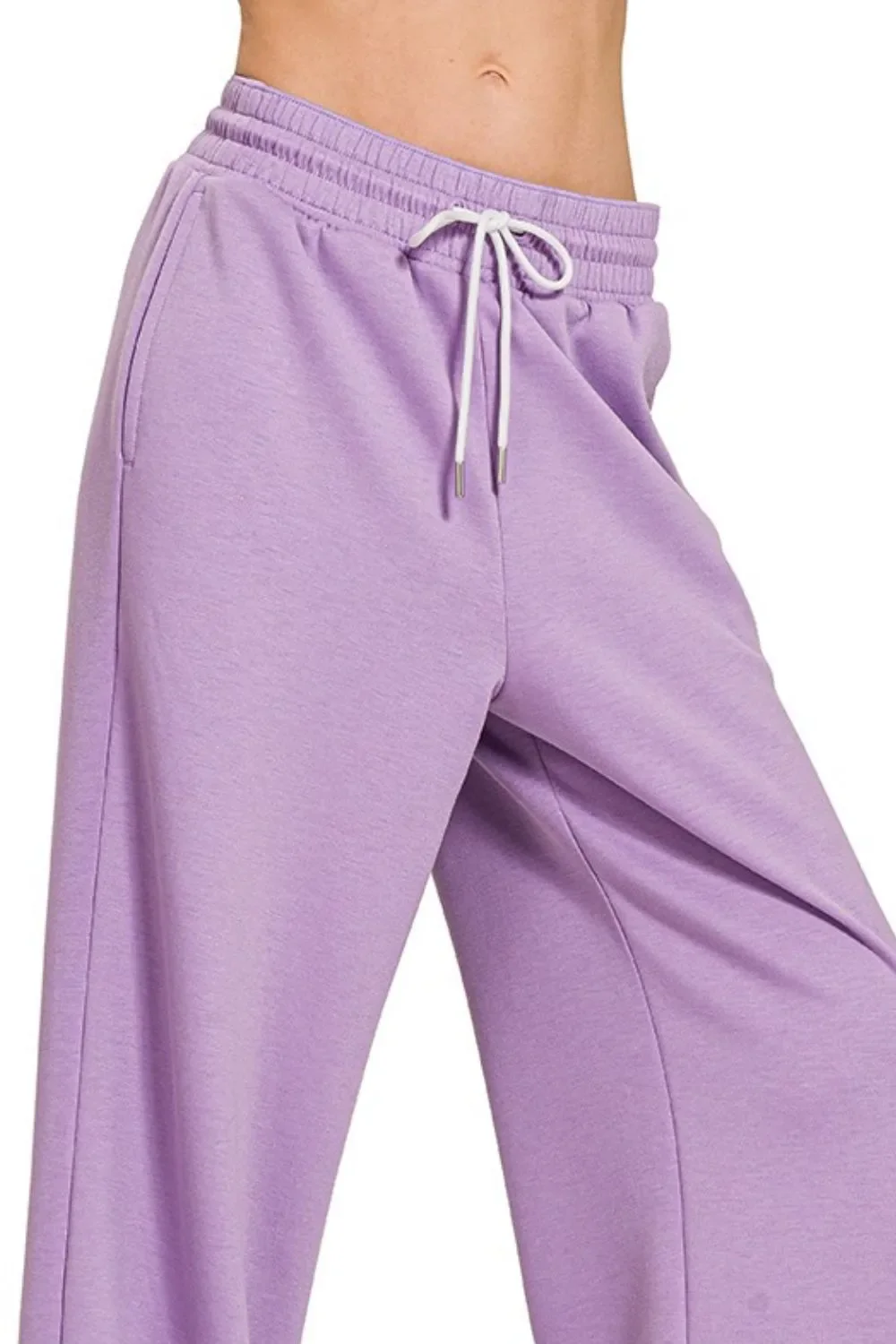 Zenana Scuba Drawstring Pants - Image 3