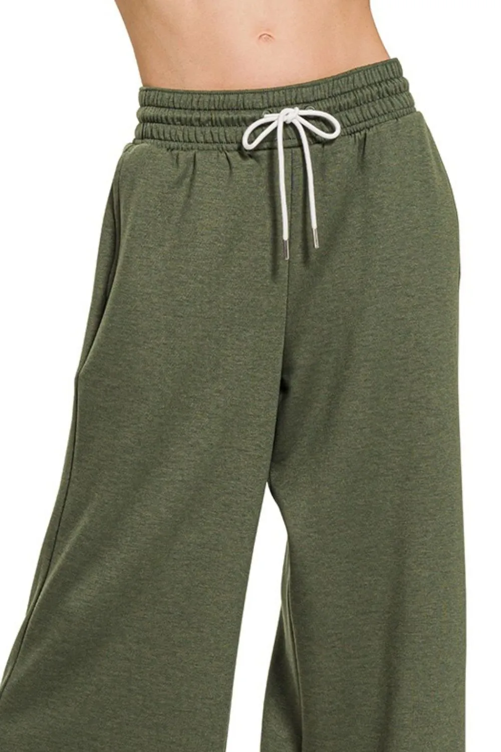 Zenana Scuba Drawstring Pants - Image 2