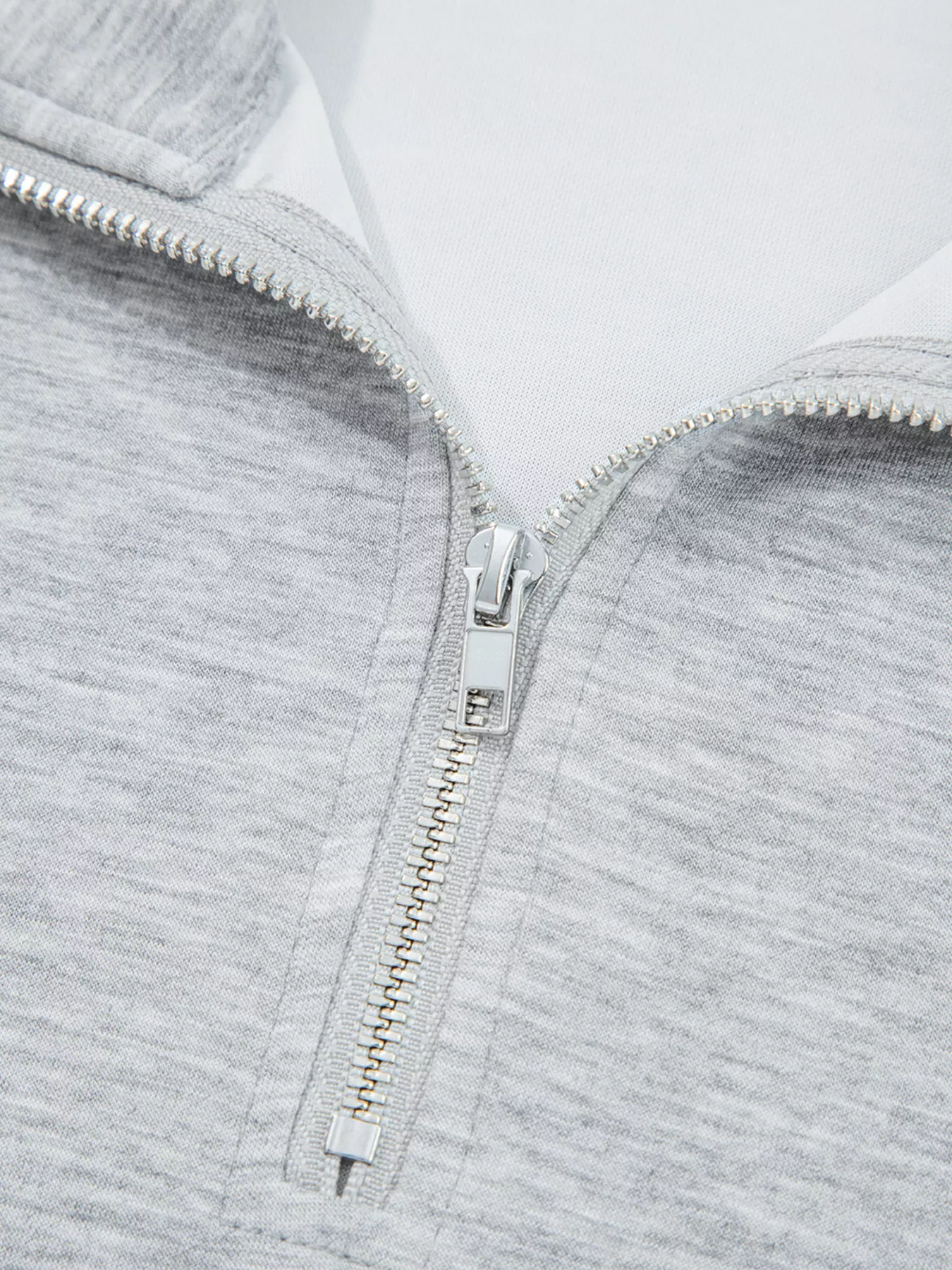Zip Collar Long Sleeve Top and Drawstring Pants Set - Image 6