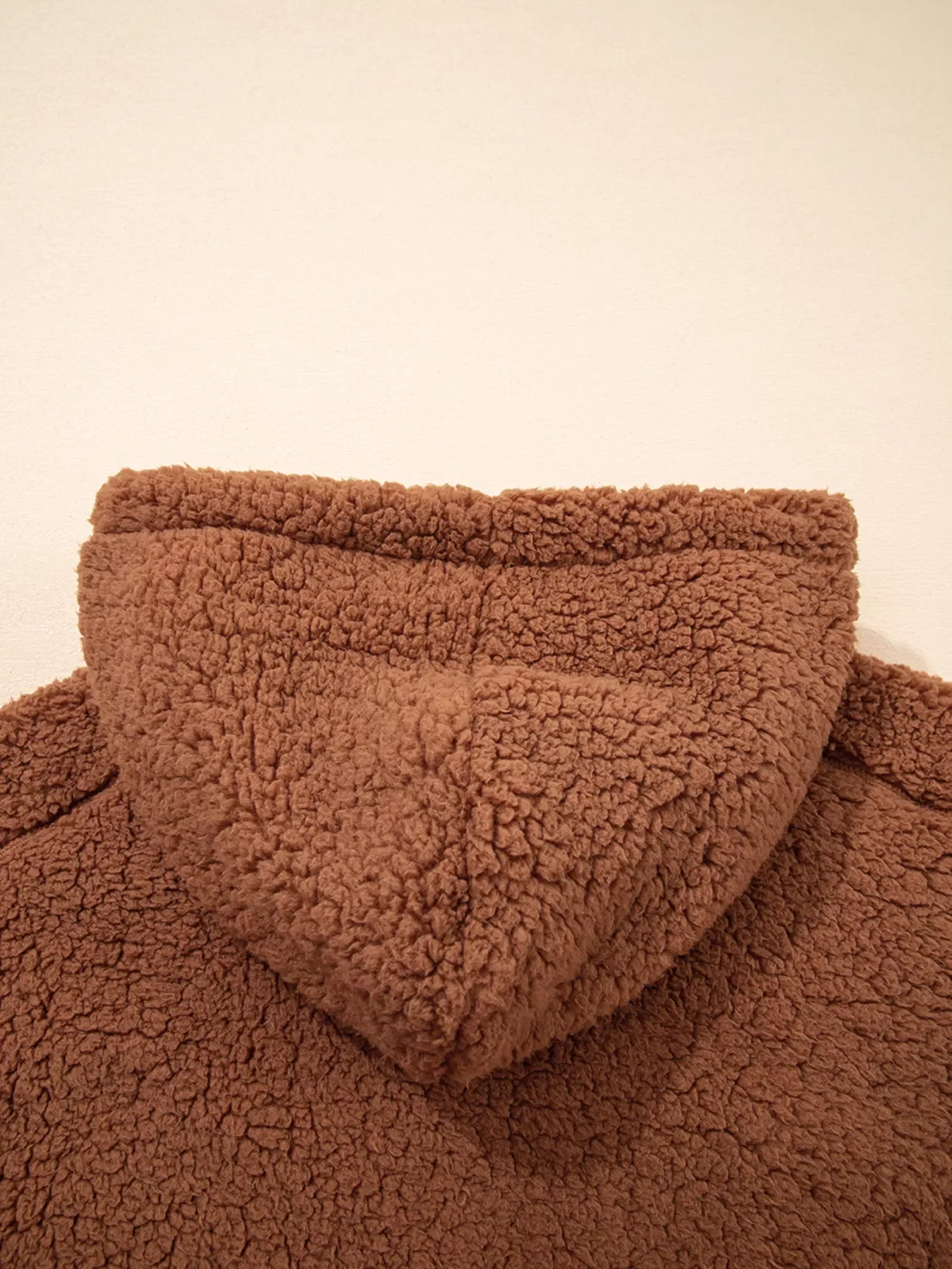 Zip Up Hooded Sherpa Jacket - Image 11