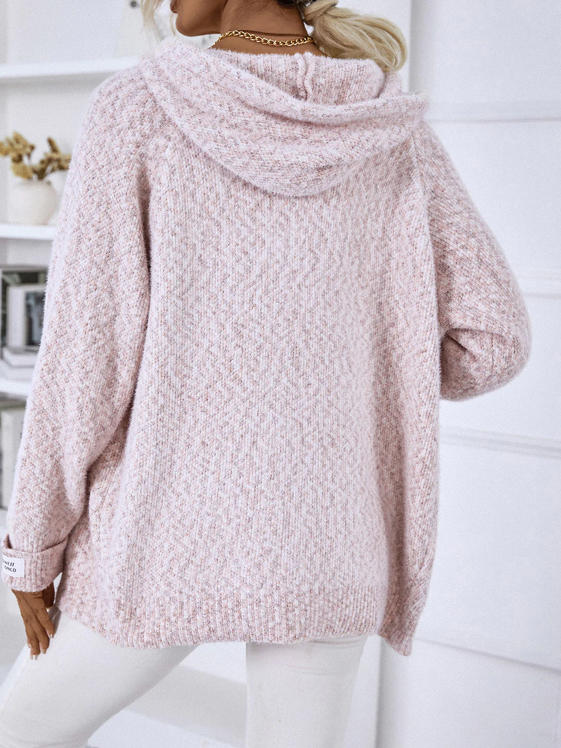 Zip-Up Hooded Sweater - Image 16