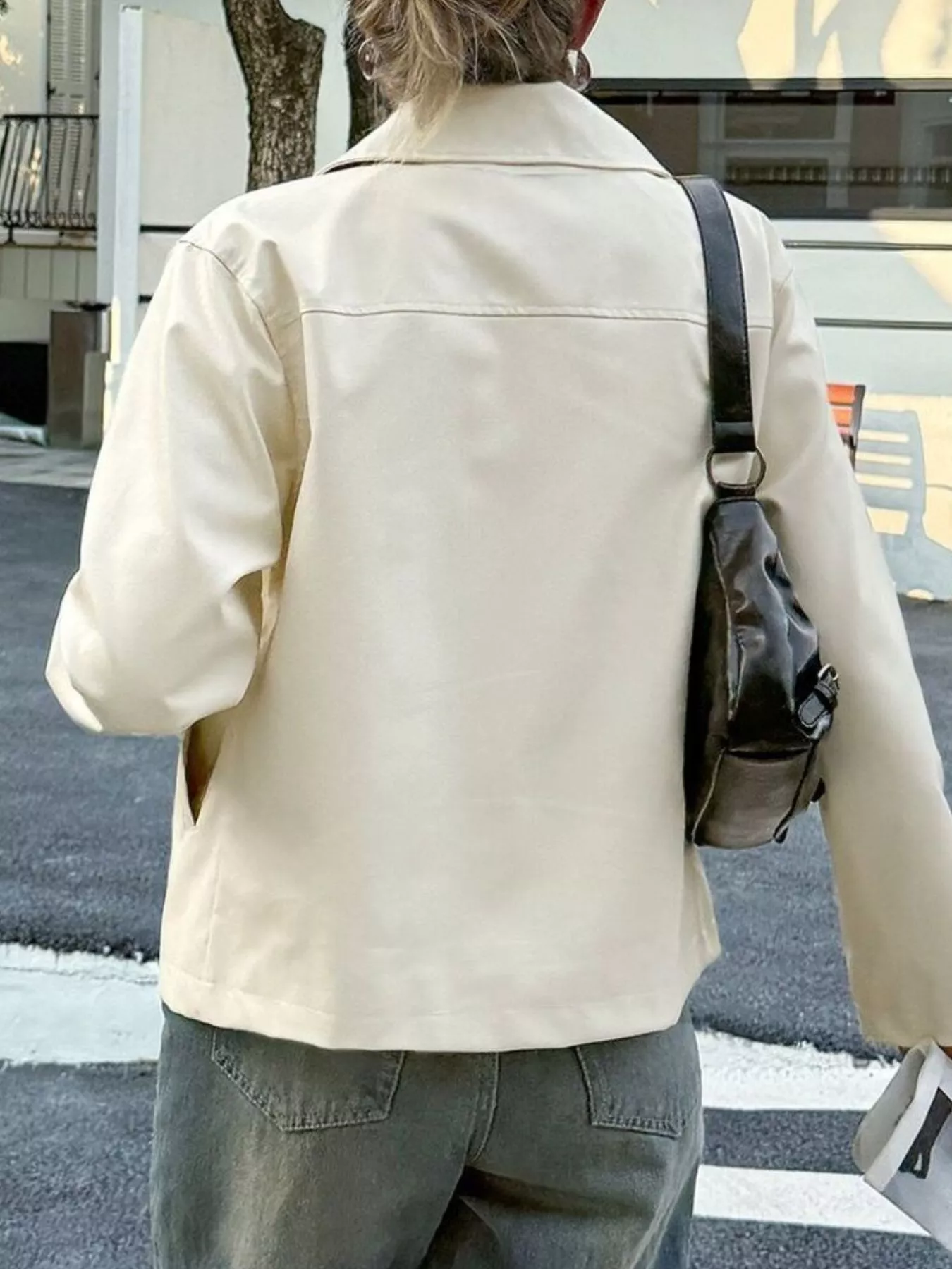 Zip Up Leather Jacket - Image 10