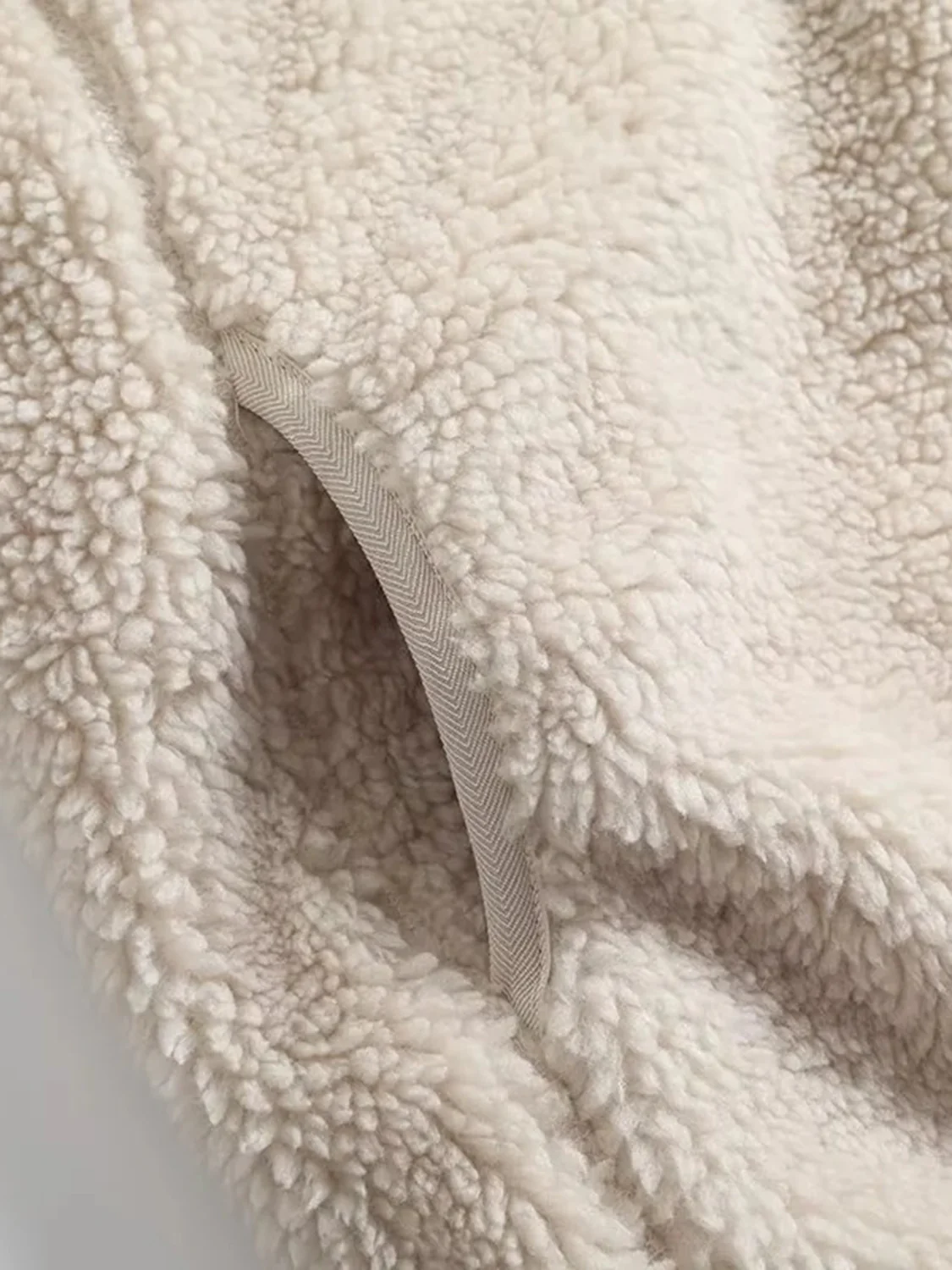 Zip Up Long Sleeve Plush Jacket - Image 25