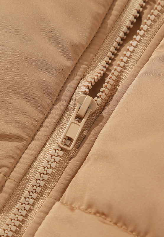 Zip Up Vest Coat with Pockets - Image 9
